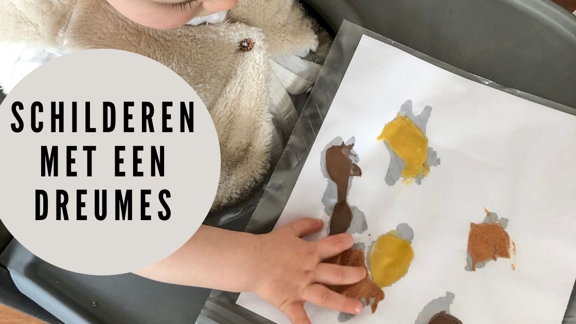 schilderen met een dreumes: zelf eetbaar verf maken & handige kwasten [inclusief schoonmaak tips]