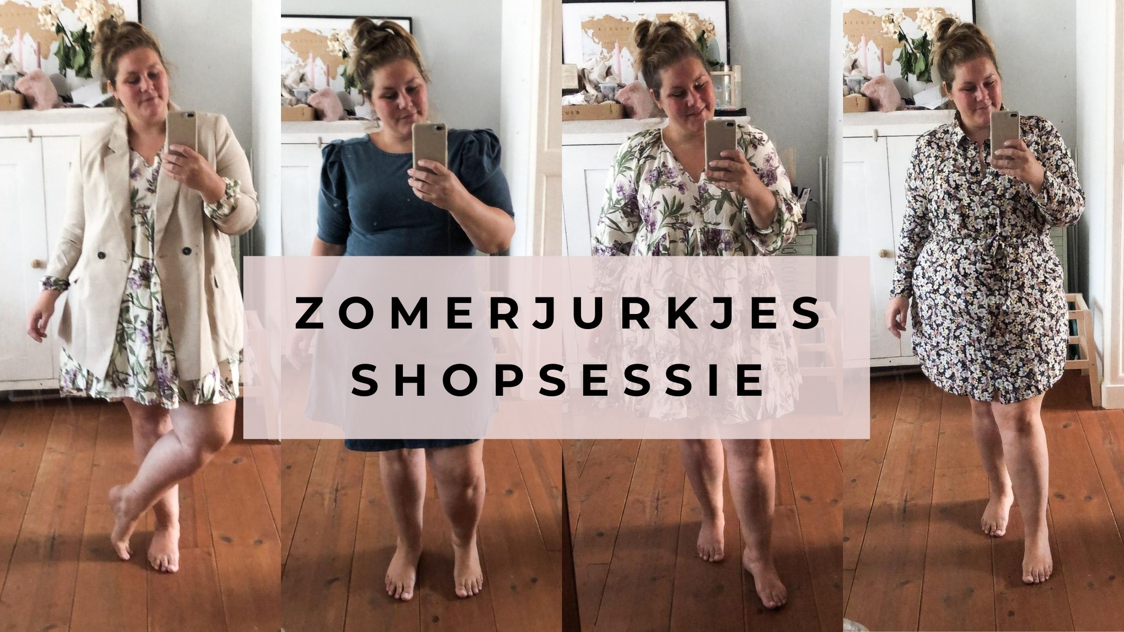 zomerjurkjes shopsessie met hittegolf bestendige jurkjes, inclusief enkele missers