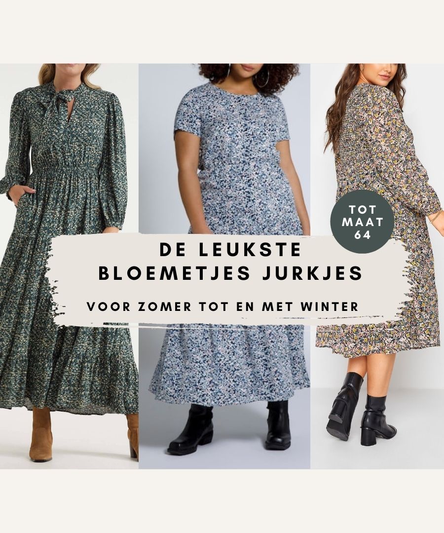 de leukste bloemetjes jurkjes -tot maat 64