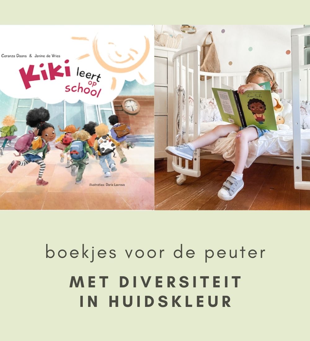 boekjes voor de peuter met diversiteit in huidskleur