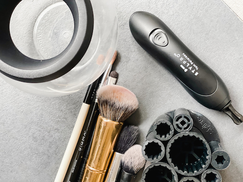 make-up kwasten reinigen met de StylPro