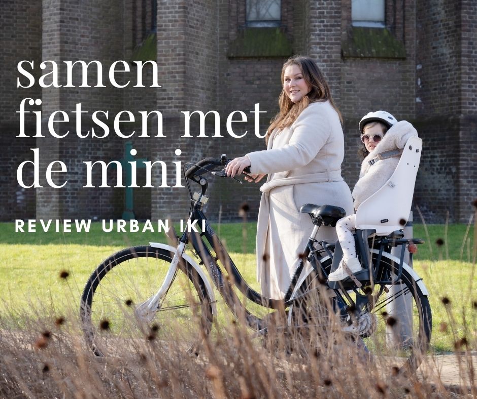 samen fietsen met de mini is zó gezellig met de fietsstoeltjes van urban iki