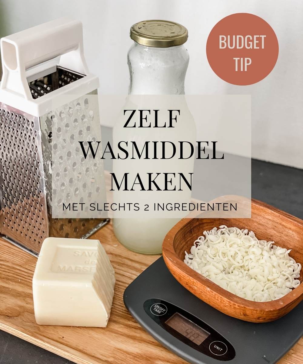 budget tip: zelf wasmiddel maken met slechts twee ingrediënten