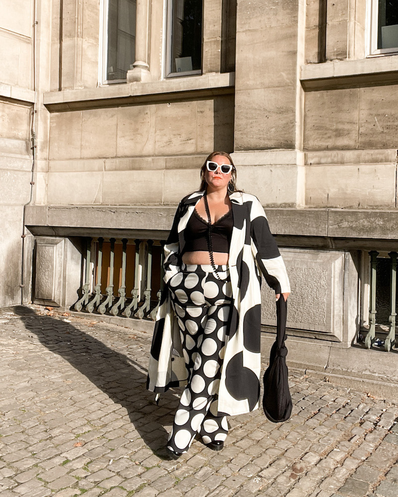 monochrome outfit