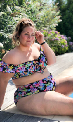 plus size bikini high waist bottoms