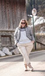 happy size, thebiggerblog, 2020, winter, wintersport, plussize, grote maten, Noorse trui, herringbone print, maat 50, maat 48, nepleren broek, beige broek,plussize blog, mode blog, fashion blog, Oostenrijk, Kaltenbach